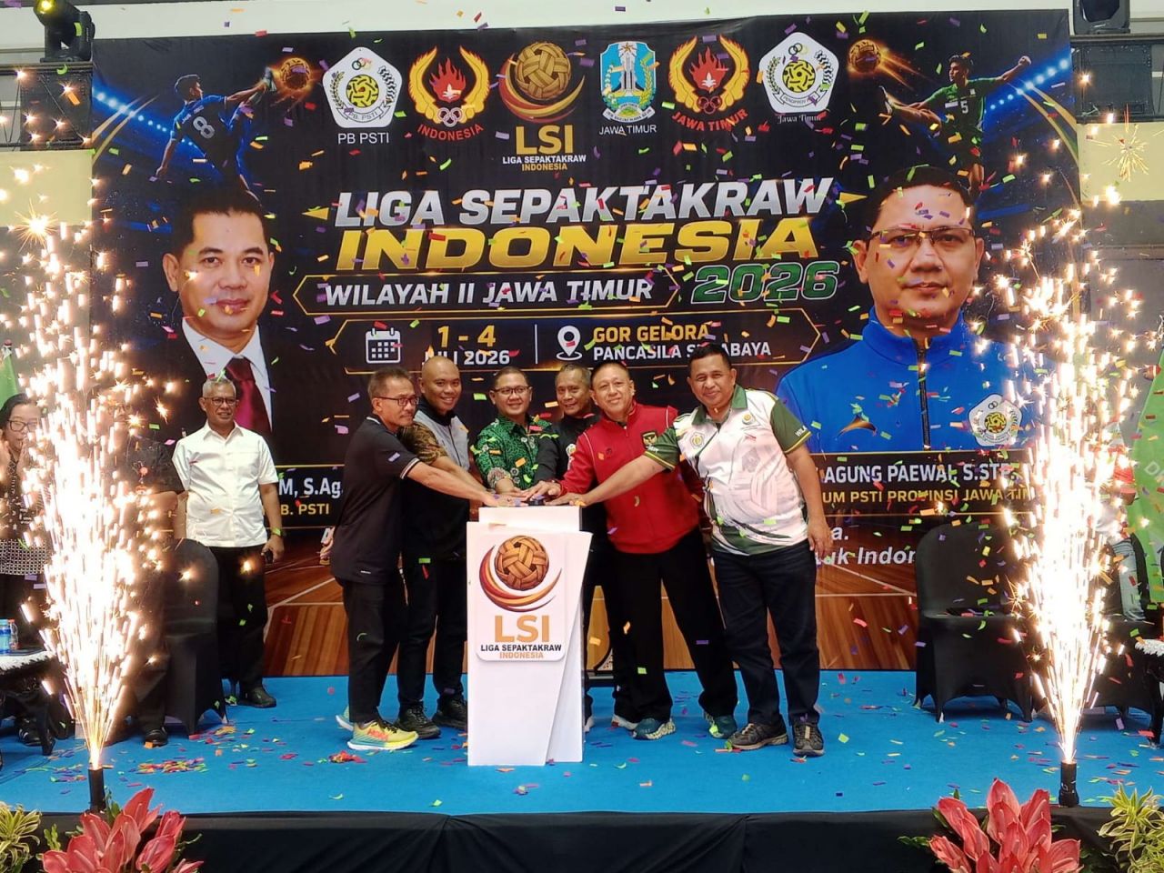 Pengprov PSTI Jawa Timur Jadi Tuan Rumah Pembukaan Liga Sepak Takraw Indonesia 2026 Wilayah 2