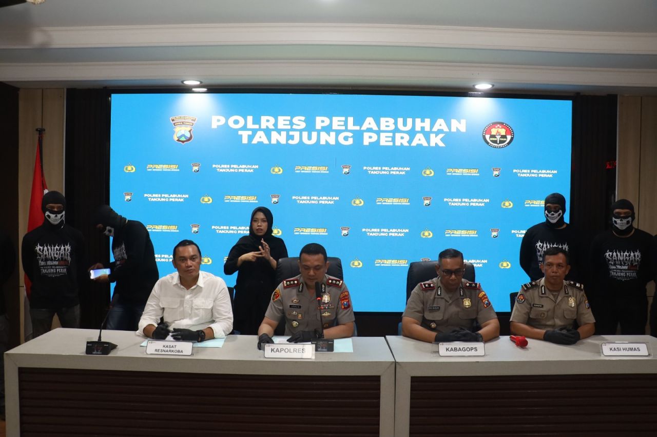 Operasi Tumpas Narkoba Semeru 2026, Polres Tanjung Perak Ungkap 23 Kasus dan Sita Sabu 1 Kg