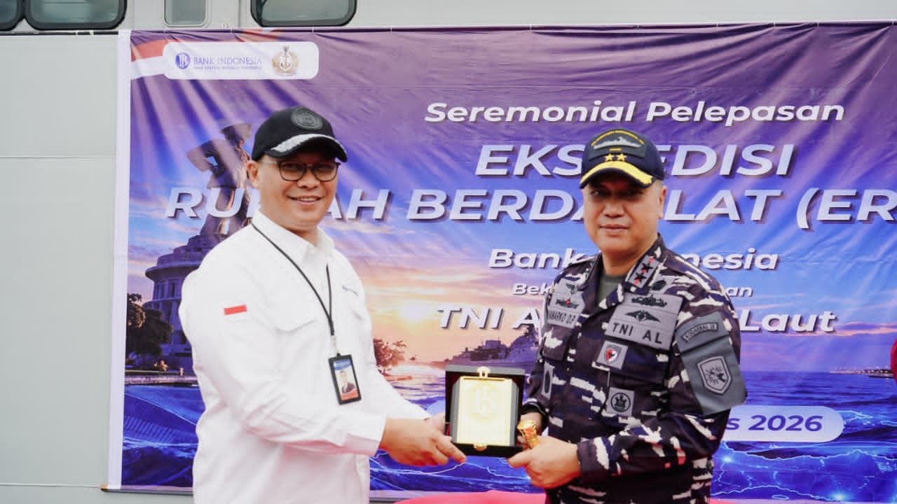 TNl AL dan BI Perkuat Kedaulatan Rupiah hingga Wilayah 3T Maluku