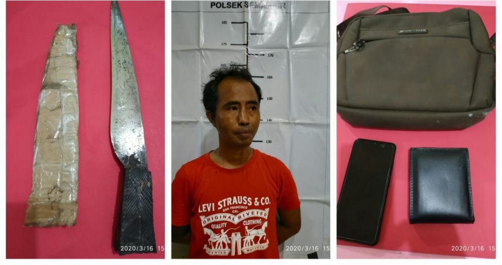 Jambret Dan Pembacokan di Jatisrono Surabaya Ditangkap Polisi