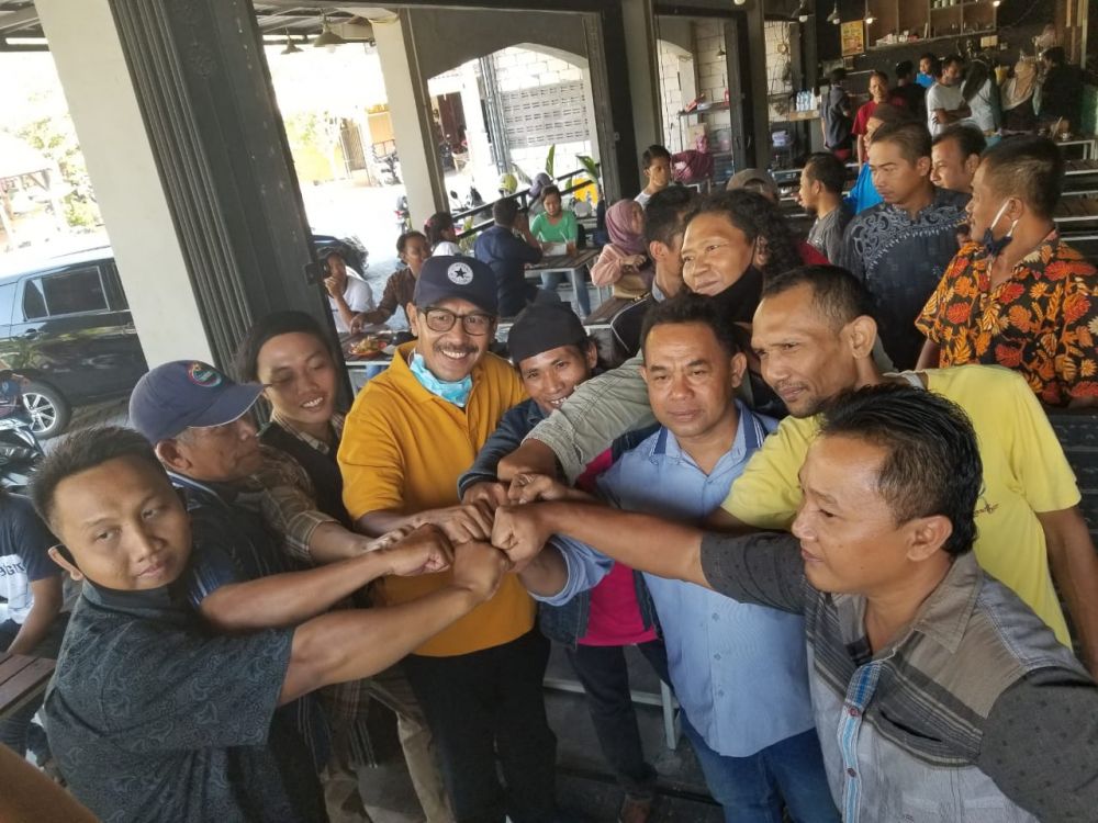Bacabup Lamongan Suhandoyo, Disambut PKL Gresik Asal Lamongan