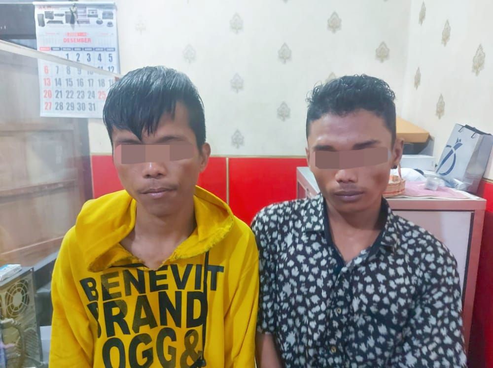 Gegara Terekam CCTV, Dua Bandit Dibekuk Satreskrim Polsek Kenjeran