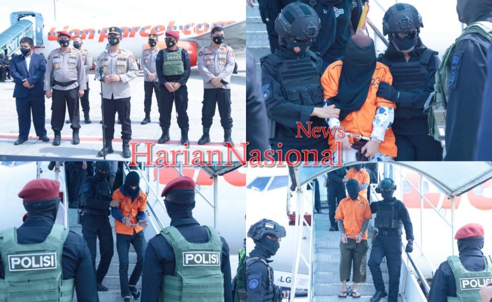 Ditahan Di Cikeas, 26 Terduga Teroris Diterbangkan Dari Makassar 