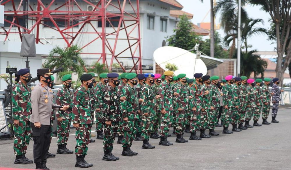 Kapolda Jatim Hadiri Upacara Pelepasan Penjaga Perbatasan Papua