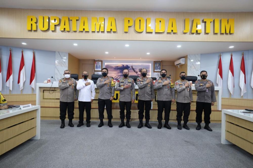 Polda Jatim, Polres Dan Jajaran Terima Pengarahan Dari Irwasum Mabes