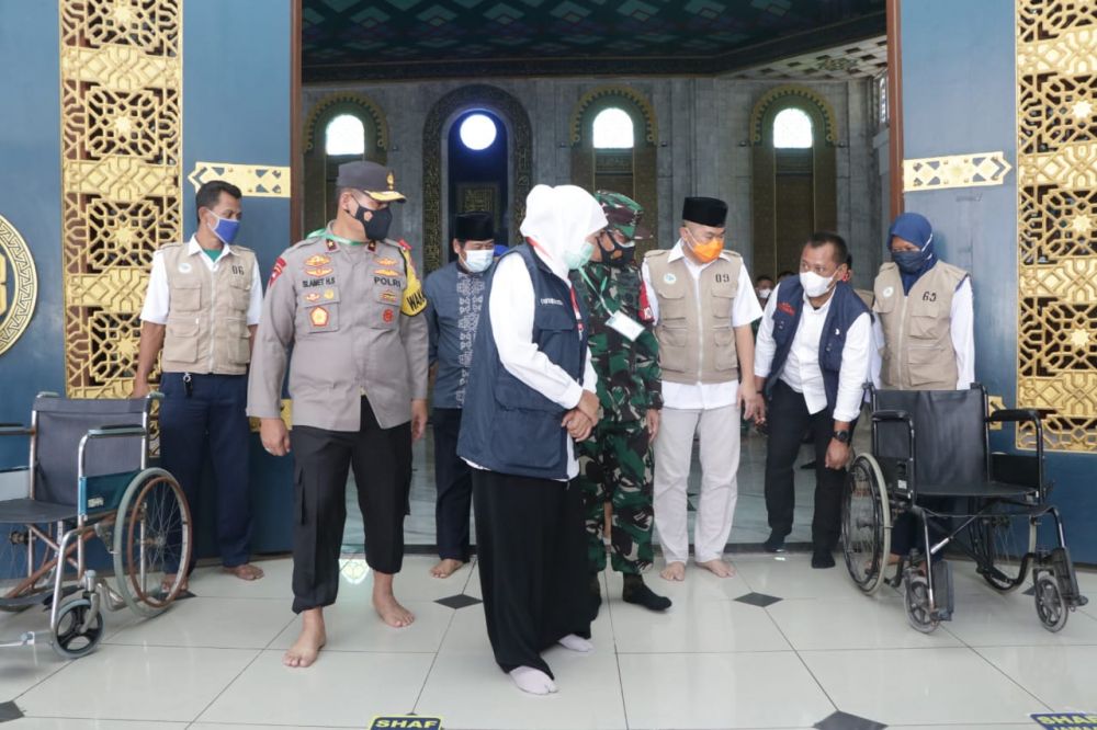 Forkopimda Jatim Cek Kesiapan Masjid Al-Akbar Gelar Sholat Idul Fitri