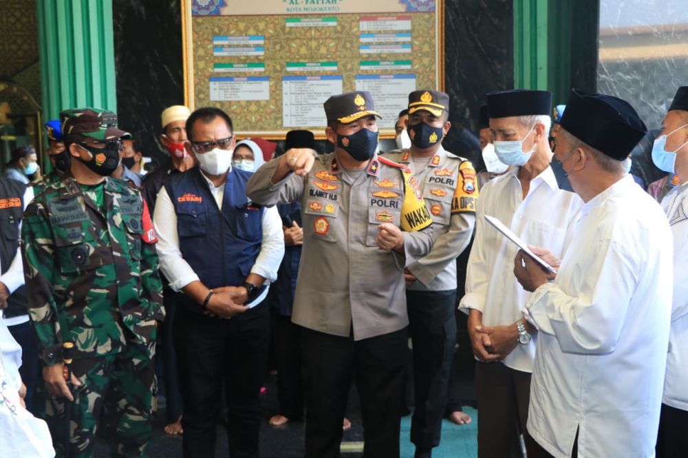 Forkopimda Jatim Berkunjung Ke Masjid Agung Al-Fattah Mojokerto 