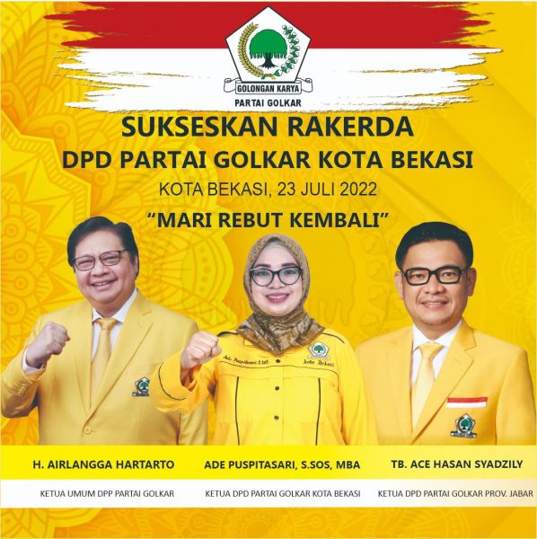 Ace Hasan Sebut Kepemimpinan Ade Puspitasari Sebagai Ketua DPD Golkar Kota Bekasi Telah Miliki Legitimasi