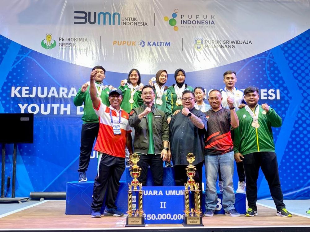 Angkat Besi Remaja Dan Junior Jawa Timur  Raih Juara Umum Dua Kejurnas 2022