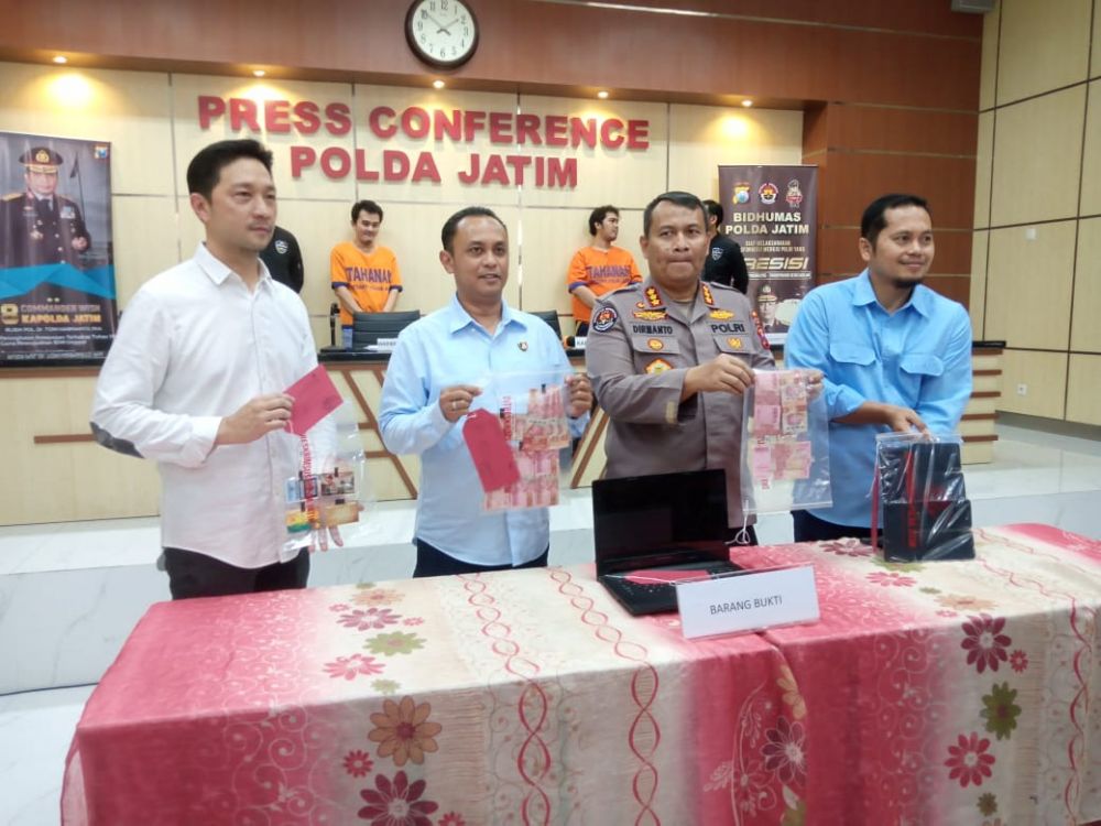 Polda Jatim Bongkar Transaksi Pembelian Fiktif Aplikasi Go Food 