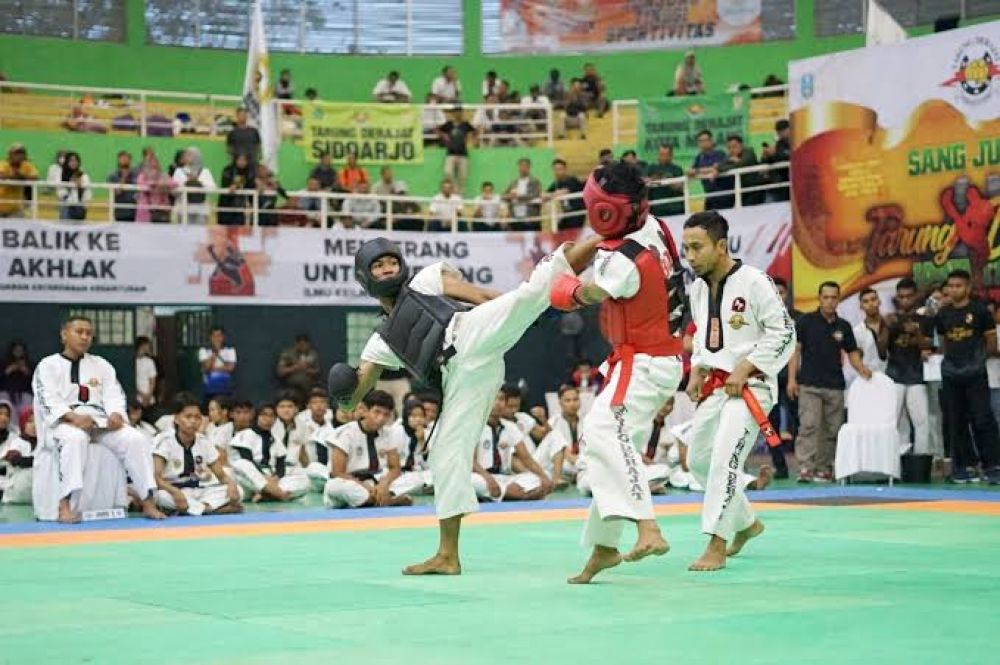 Tim Tuan Rumah Juara Umum Cabor Tarung Derajat Porprov VIII 2023 Jatim