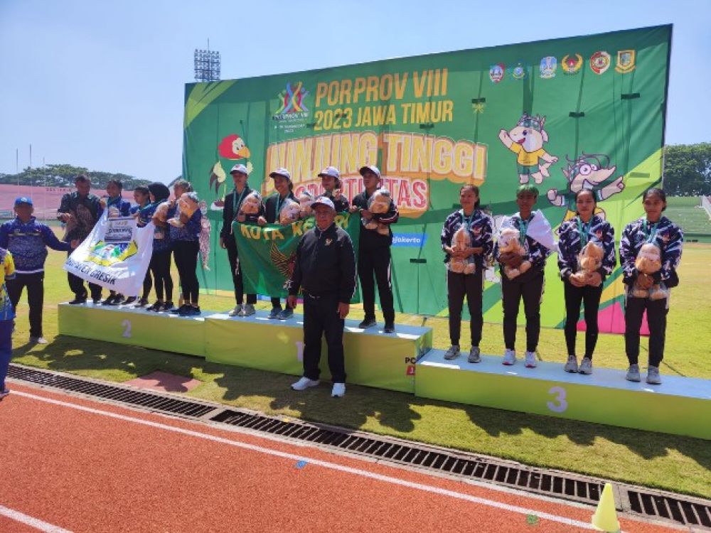 Kota Kediri Pimpin Perolehan Medali Cabor Atletik