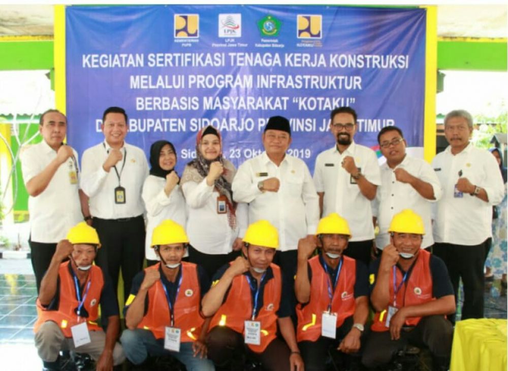 Puluhan Tukang Ikuti Pelatihan dan Sertifkasi Program Kotaku 2019