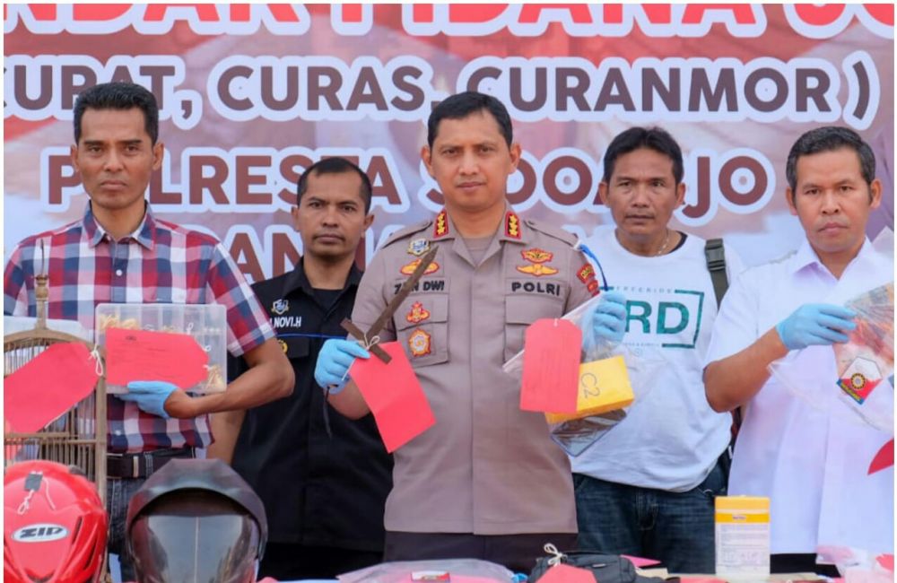 Polresta Sidoarjo Tangkap 27 Orang Spesialis Curat, Curas dan Curanmor