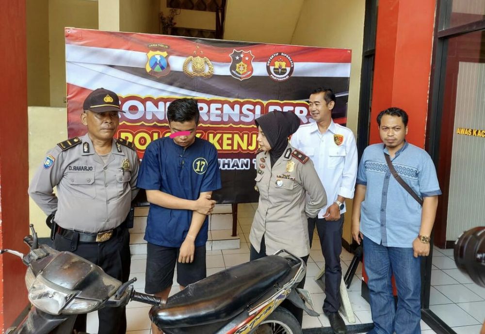 Apes!! Satu Dari Dua Pelaku Jambret HP Ditangkap Polisi