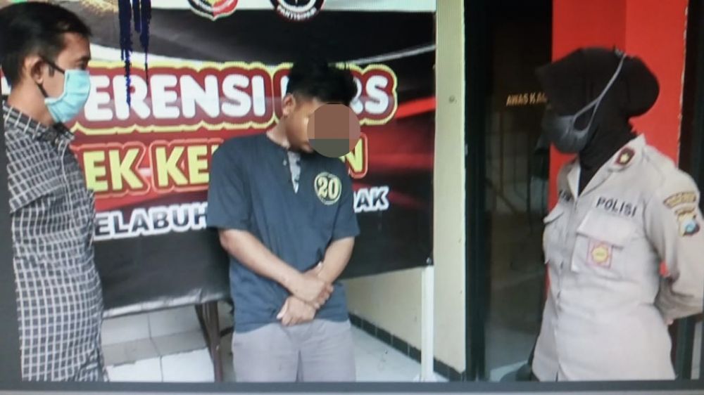 Maling Motor Yang Ditangkap Polisi Ini Ternyata Oknum Anggota Linmas 