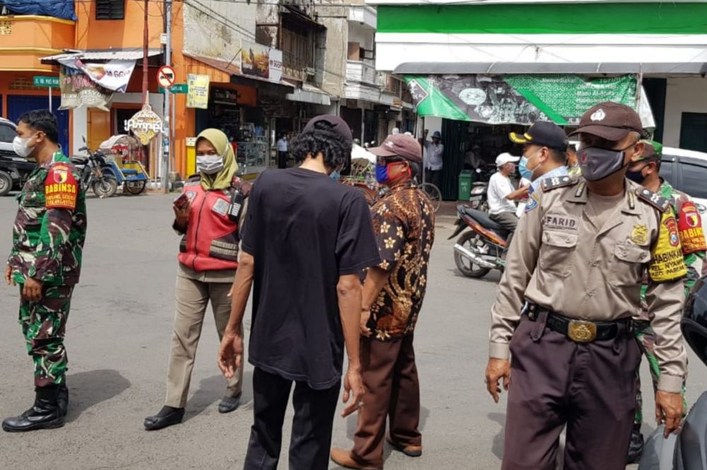 Polsek Pabean Cantikan Jaring Pelanggar Prokes