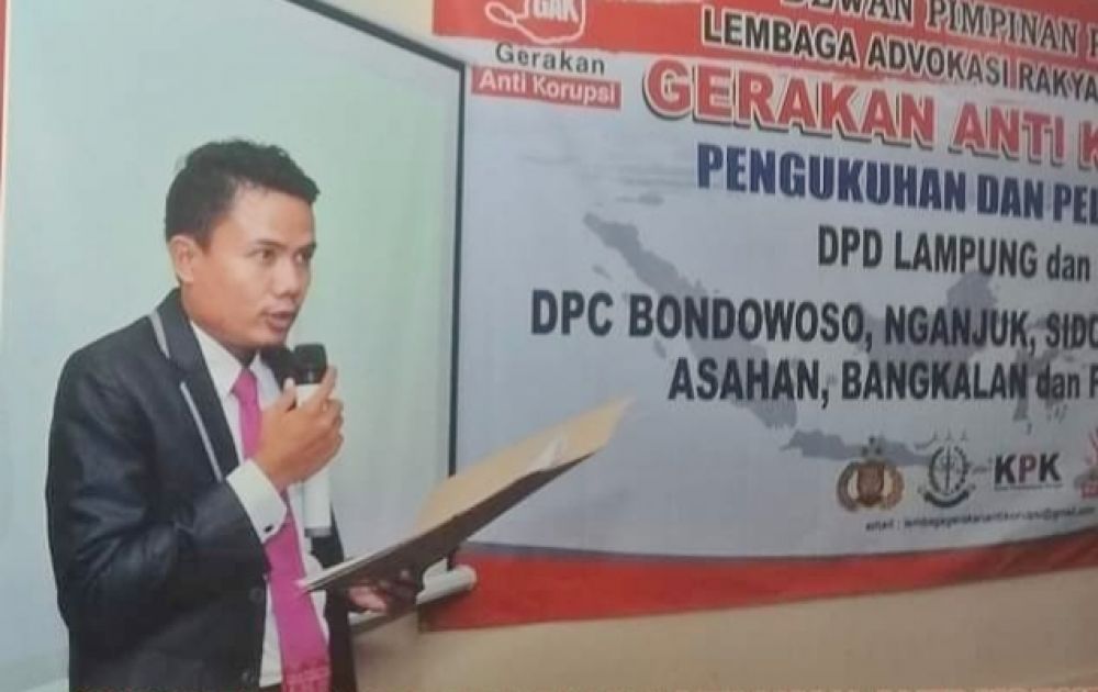 Baihak Akbar Sekjen LARM-GAK Kecewa Terhadap Kinerja KPK