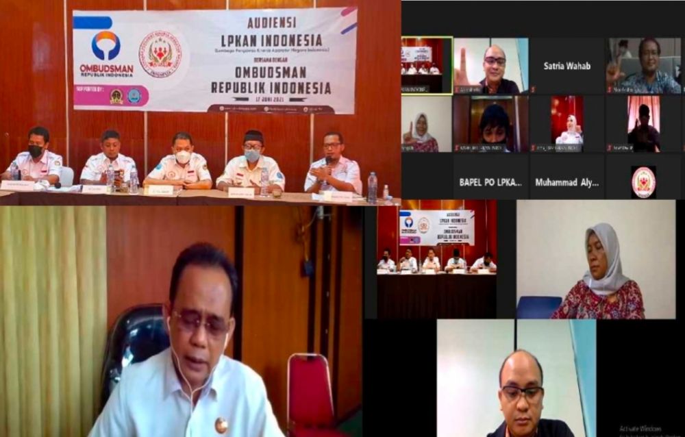 DPP LPKAN Indonesia Audiensi Bersama Ombudsman RI 
