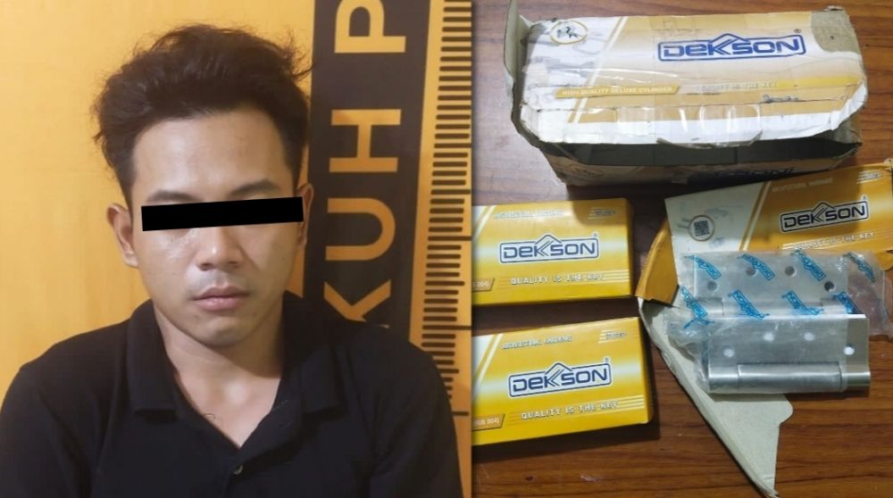 Polsek Dukuh Pakis Berhasil Amankan Pelaku Pencurian Barang Material Proyek