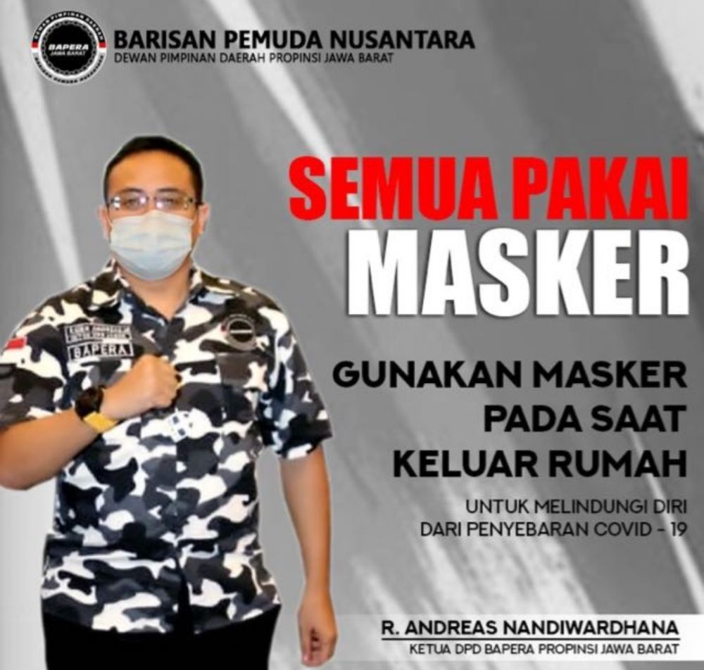 Ketua DPD Bapera Jabar Positif Terpapar Covid-19