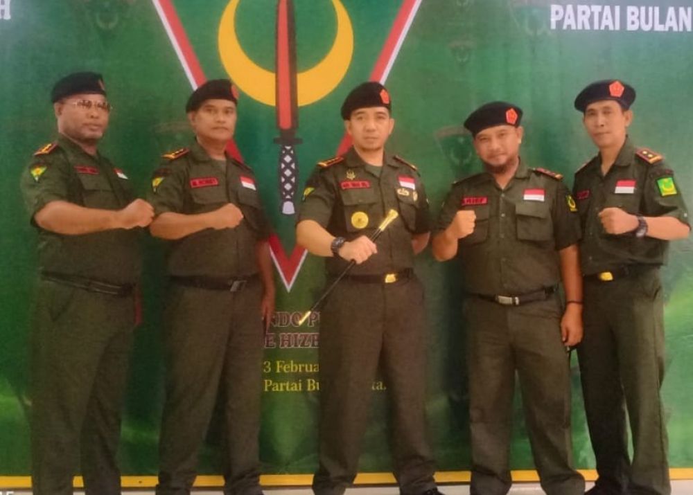 Pengurus komado pusat Brigade Hizbullah Bulan Bintang. Foto: Istimewa