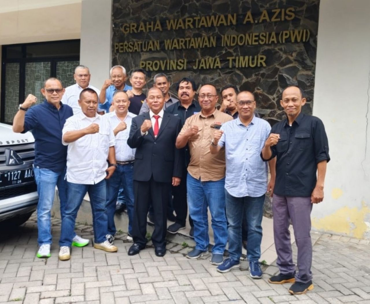PJ Bupati Jombang Bersama Ketua PWI Jatim dan Pengurus