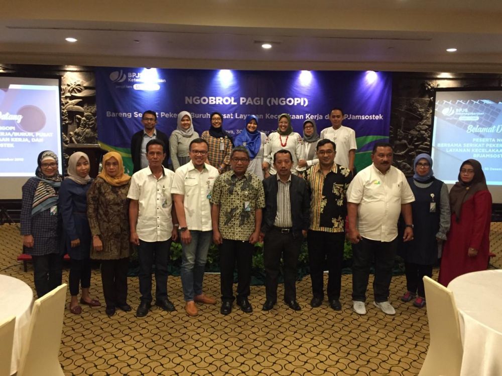 BPJAMSOSTEK Ngopi Bareng SP/SB, PLKK Jawa Timur.