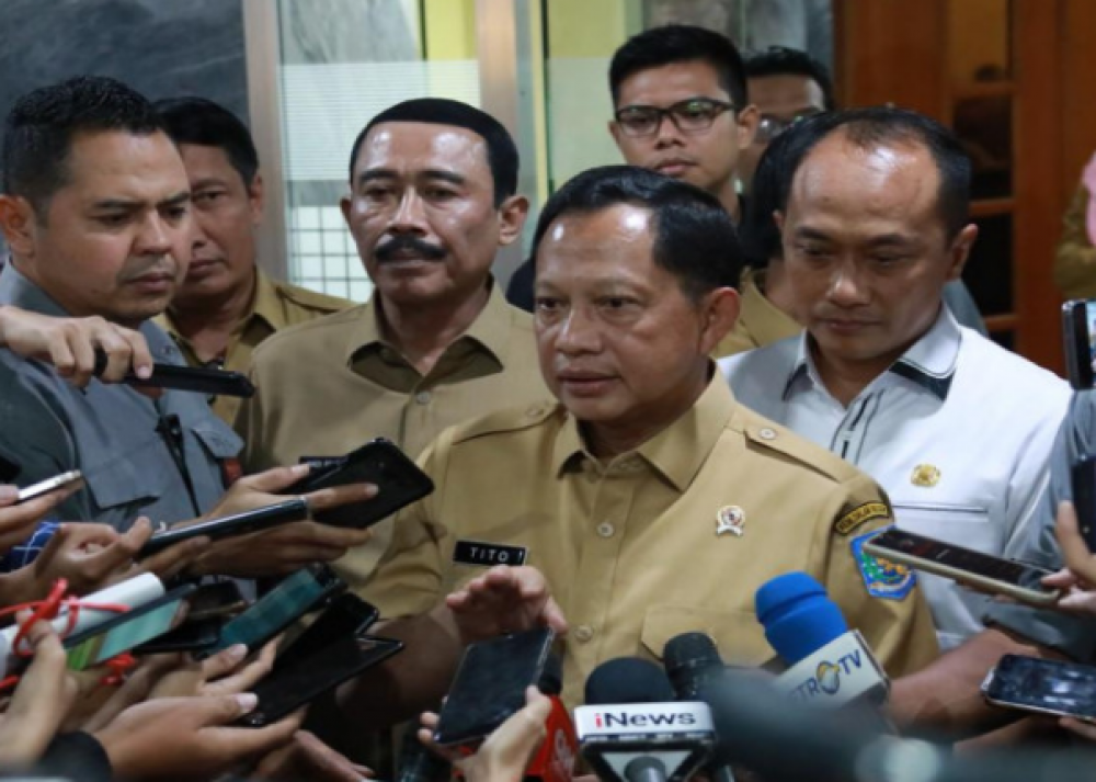 Menteri Dalam Negeri (Mendagri) Tito Karnavian .